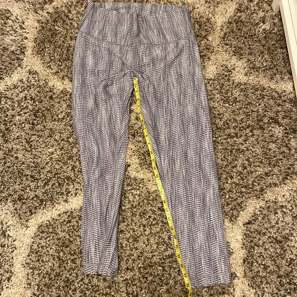 Lululemon 25” Wunder Under “Luon Arrow Jacquard Battleship Silver Soup” - Picture 2 of 5